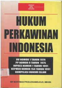 Hukum perkawinan indonesia