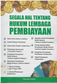 Segala hal tentang hukum lembaga pembiayaan