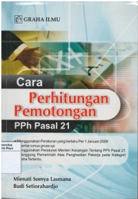 Cara perhitungan pemotongan pph pasal 21