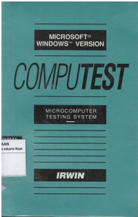 COMPUTEST Microcomputer Testing System