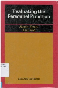 Evaluating the personnel function