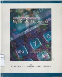 Fundamental methods of mathematical economics