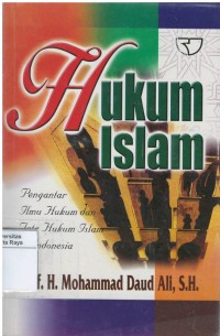 Hukum Islam : pengantar ilmu hukum dan tata hukum Islam di Indonesia