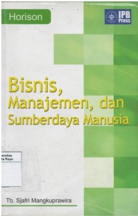 Bisnis, manajemen dan sumber daya manusia