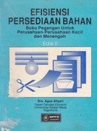 Efisiensi persediaan bahan: buku pegangan untuk perusahaan-perusahaan kecil dan menengah