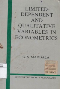 Limited - dependent and qualitative variables in econometrics