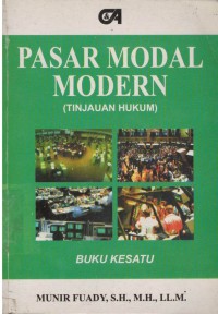 Pasar modal modern (tinjauan hukum) Buku ke-1