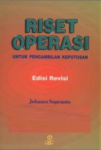 Riset operasi: untuk pengambilan keputusan edisi revisi