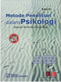 Metode penelitian dalam psikologi = Research methods in psychology