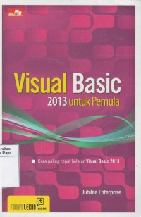 Visual basic 2013 untuk pemula