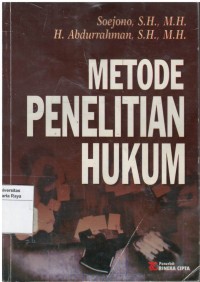 Metode penelitian hukum