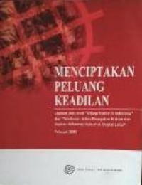 Menciptakan peluang keadilan