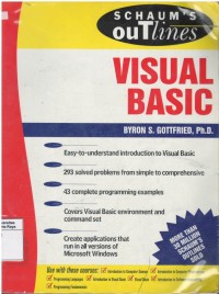 Schaum's outline of theory and problems of programming with visual basic