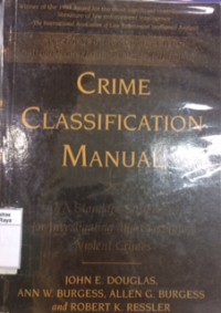 Crime classification manual