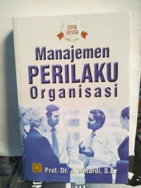 Manajemen perilaku organisasi