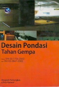 Desain pondasi tahan gempa : sesuai SNI 03-1726-2002 dan SNI 03-2847-2002