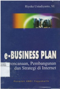 E-business PLAN perencanaan pembangunan dan strategi di internet