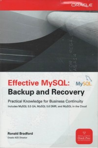 Effective MySQL : backup and recovery