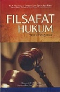 Filsafat hukum : suatu pengantar