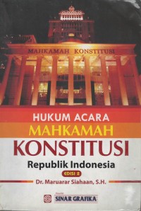 Hukum acara mahkamah konstitusi republik Indonesia