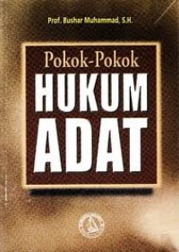 Pokok-pokok hukum adat