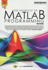 The Shortcut of Matlab programming