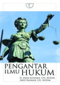 Pengantar ilmu hukum