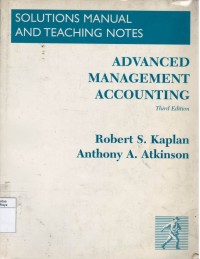 Advanced management accounting