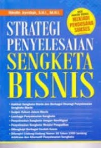 Strategi penyelesaian sengketa bisnis