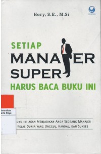 Setiap manajer super harus baca buku ini