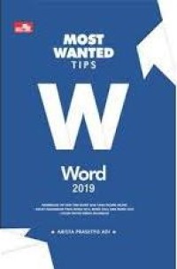 Most wanted tips word 2019