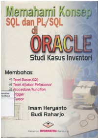 Memahami konsep SQL dan PL/SQL di Oracle: studi kasus inventori