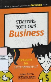 Starting your own business : become an entrepreneur
