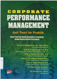 Corporate performance management dari teori ke praktik