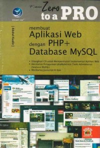 From Zero to a pro membuat aplikasi web dengan PHP+ database MySQL