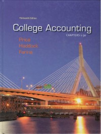 College accounting: chapter 1-30