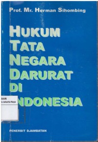 Hukum tata negara darurat di Indonesia